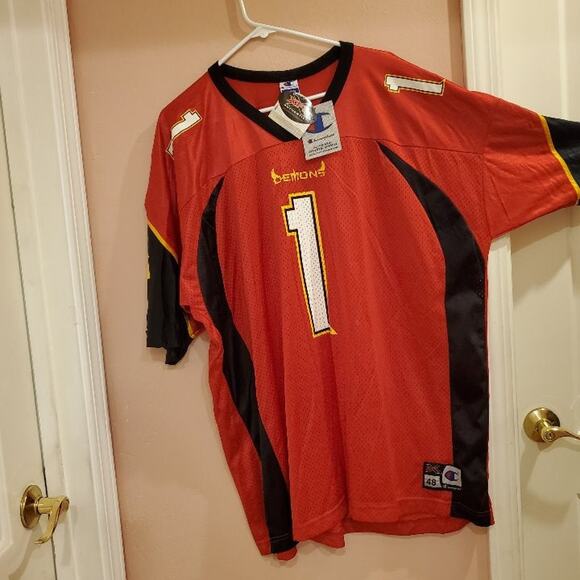 San Francisco Demons #1 XFL Vintage Jersey Size  48 XL - Picture 1 of 11